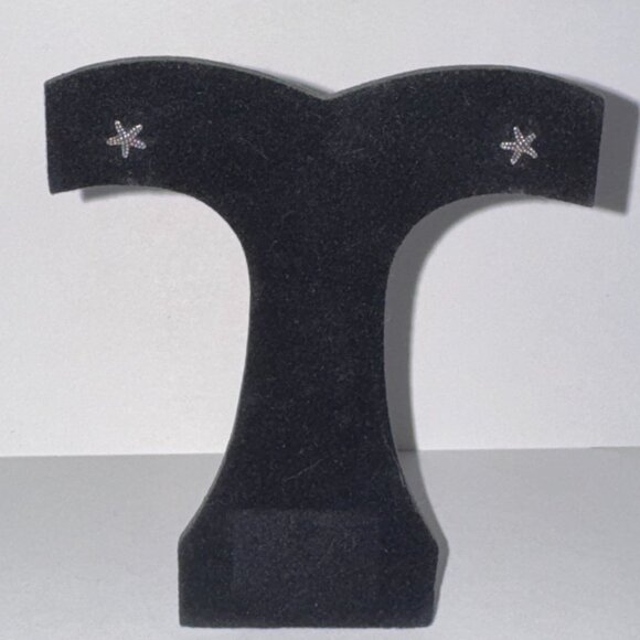 Sterling Silver Starfish Post Earrings - Picture 7 of 11